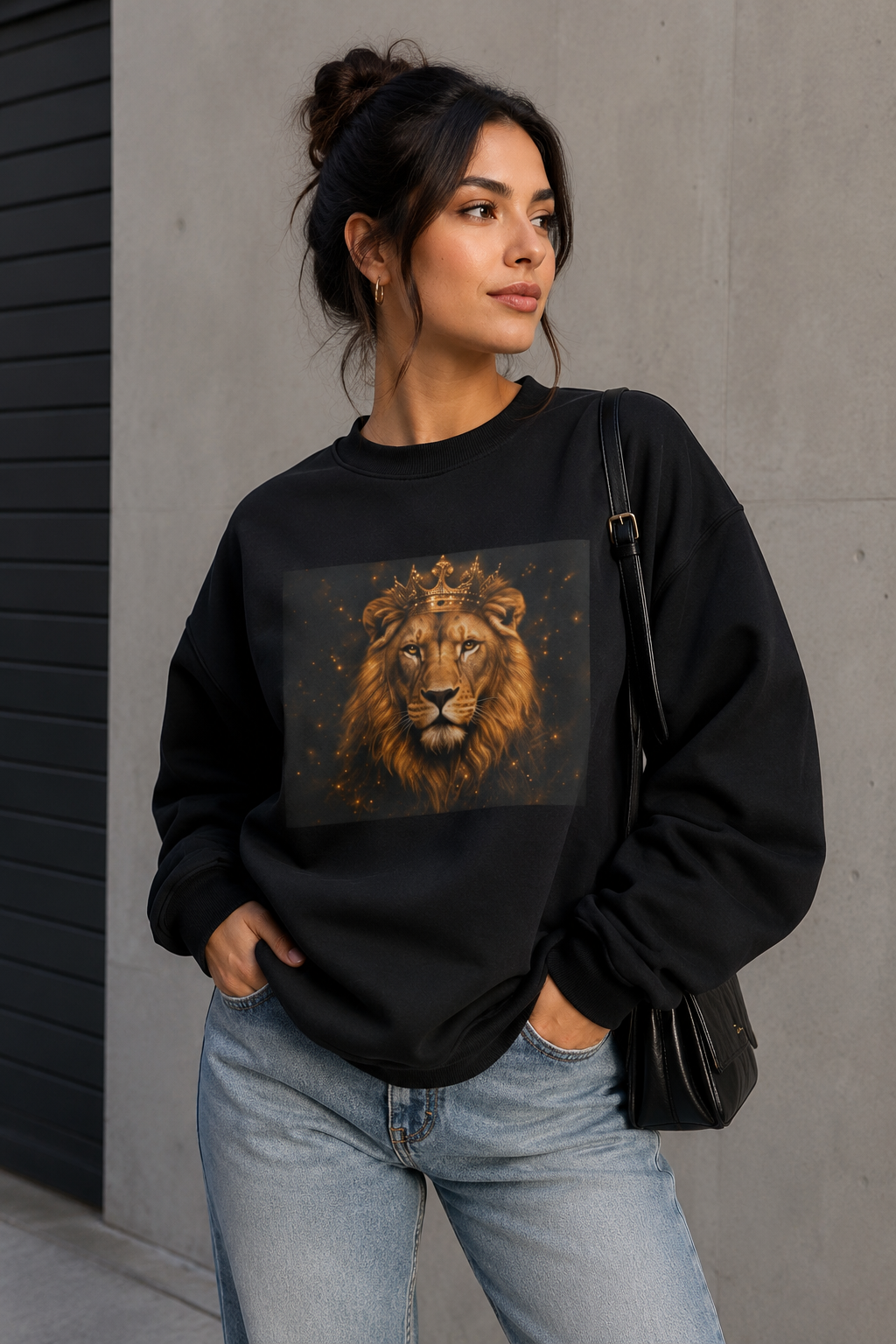 SHINE Lion Royal —Sweatshirt Homme & Femme ( Men and Women)